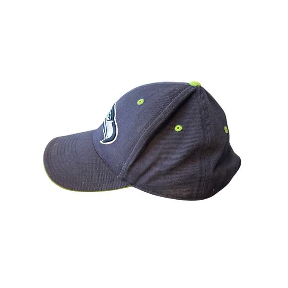 NFL team apparel Seattle Seahawks baseball hat adjustable OSFA Navy/green - Picture 2 of 5